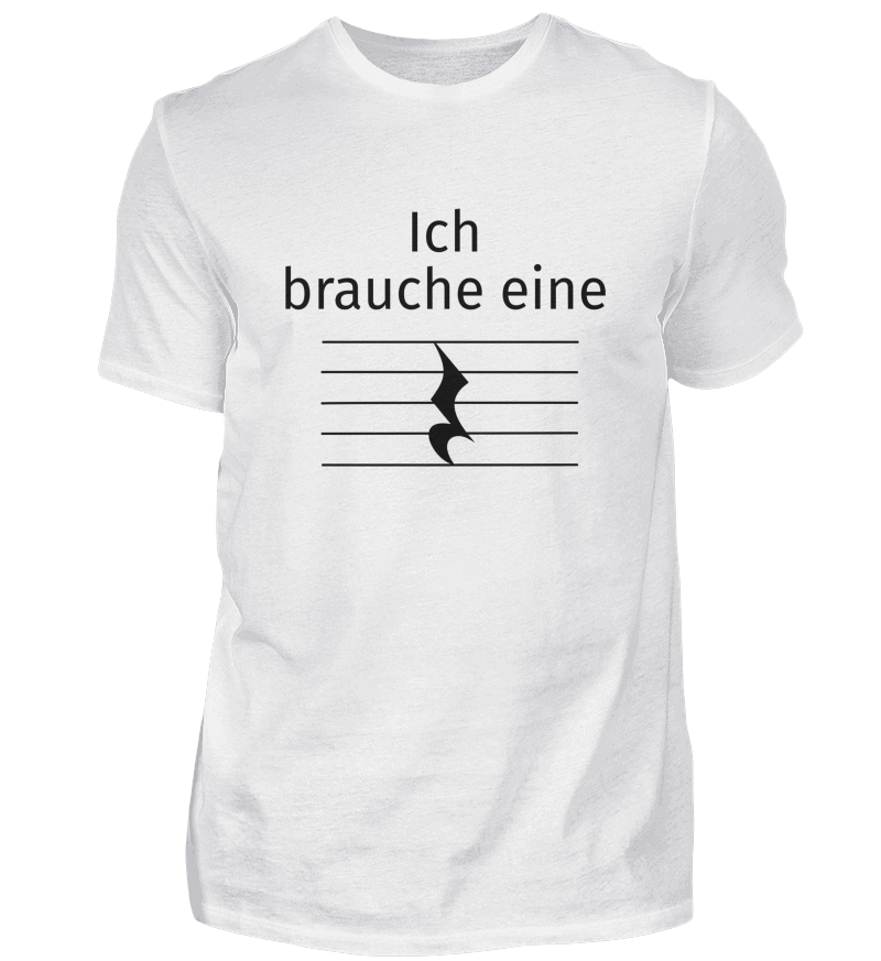 Ich brauche eine Pause Musik – Premium Bio T-Shirt