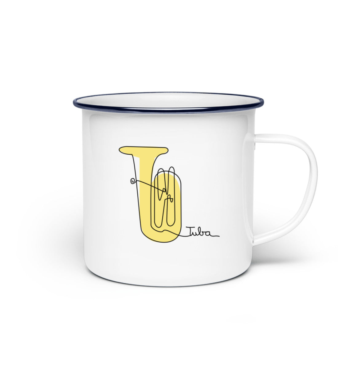 Tuba Emaille Tasse