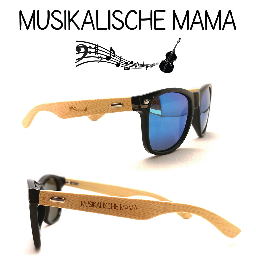 Musiker Sonnenbrillen  Kontrabass Mama