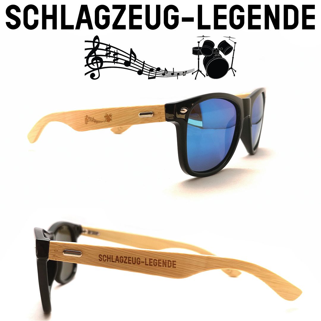 Musiker Sonnenbrillen Schlaagzeug Legende