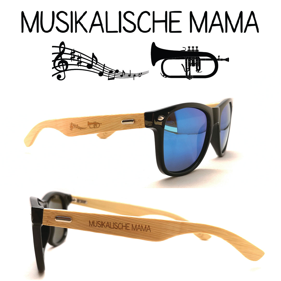 Musiker Sonnenbrillen Flügelhorn Mama