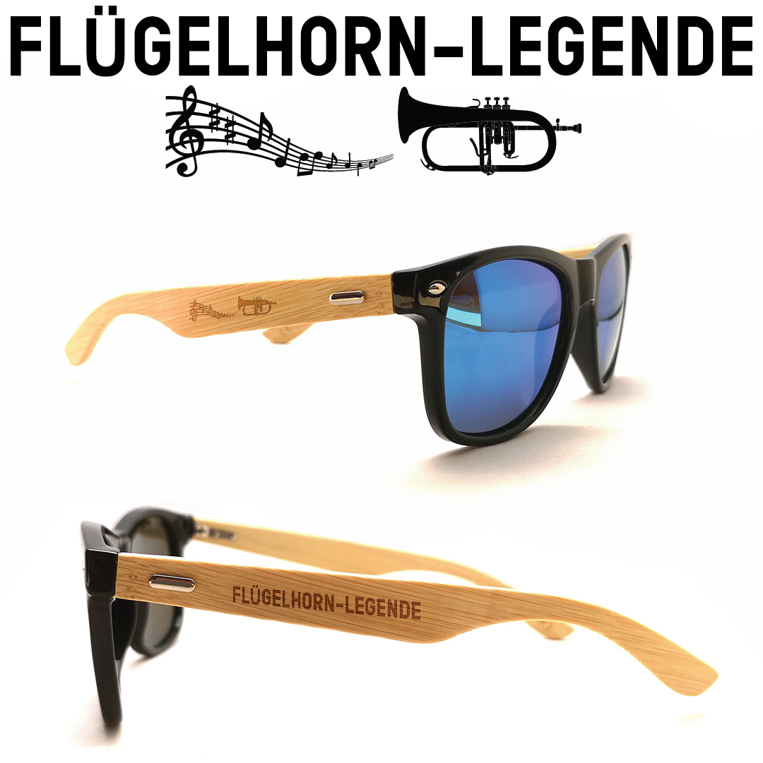 Musiker Sonnenbrillen Flügelhorn Legende