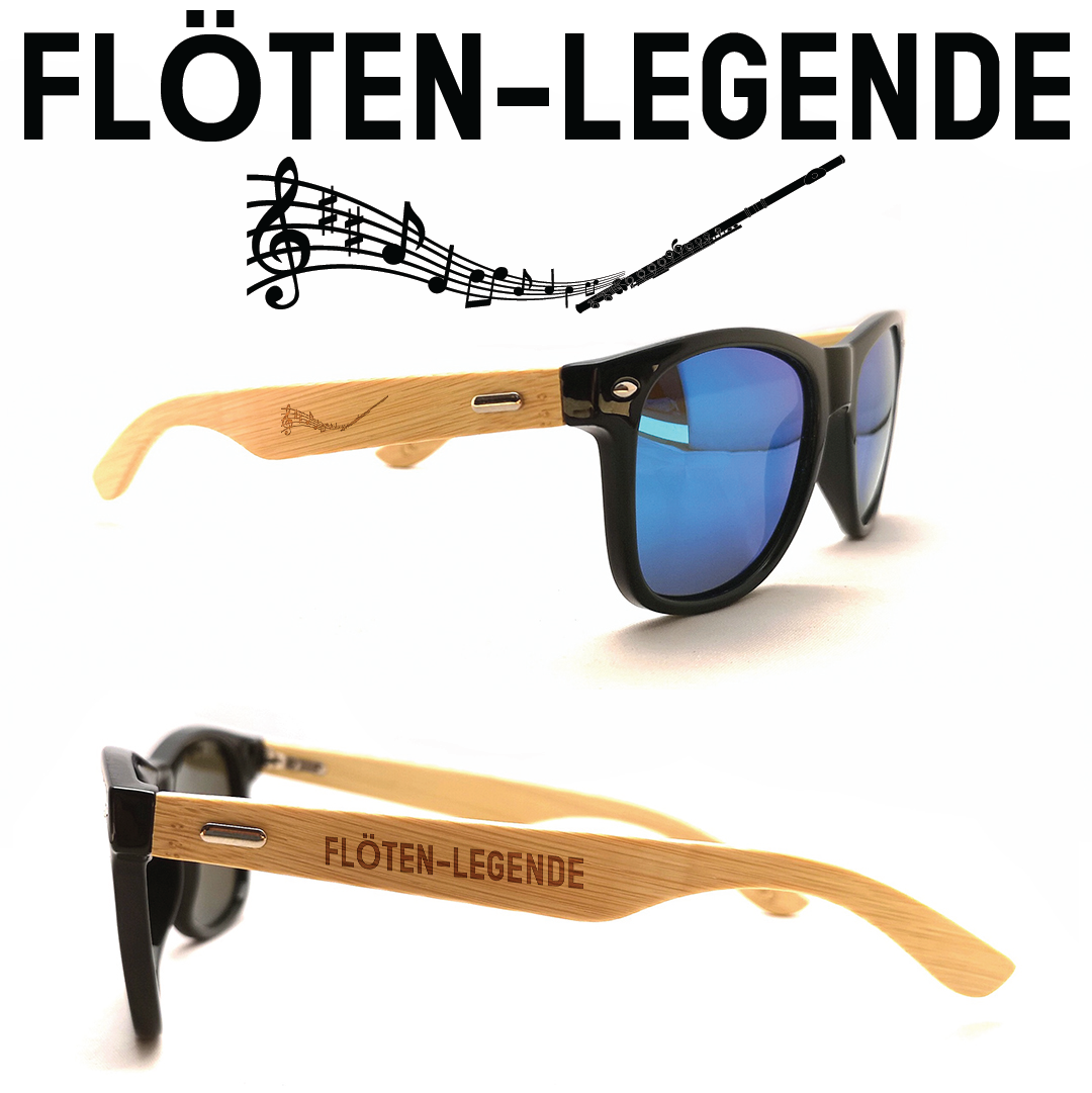 Musiker Sonnenbrillen Querflöte Legende