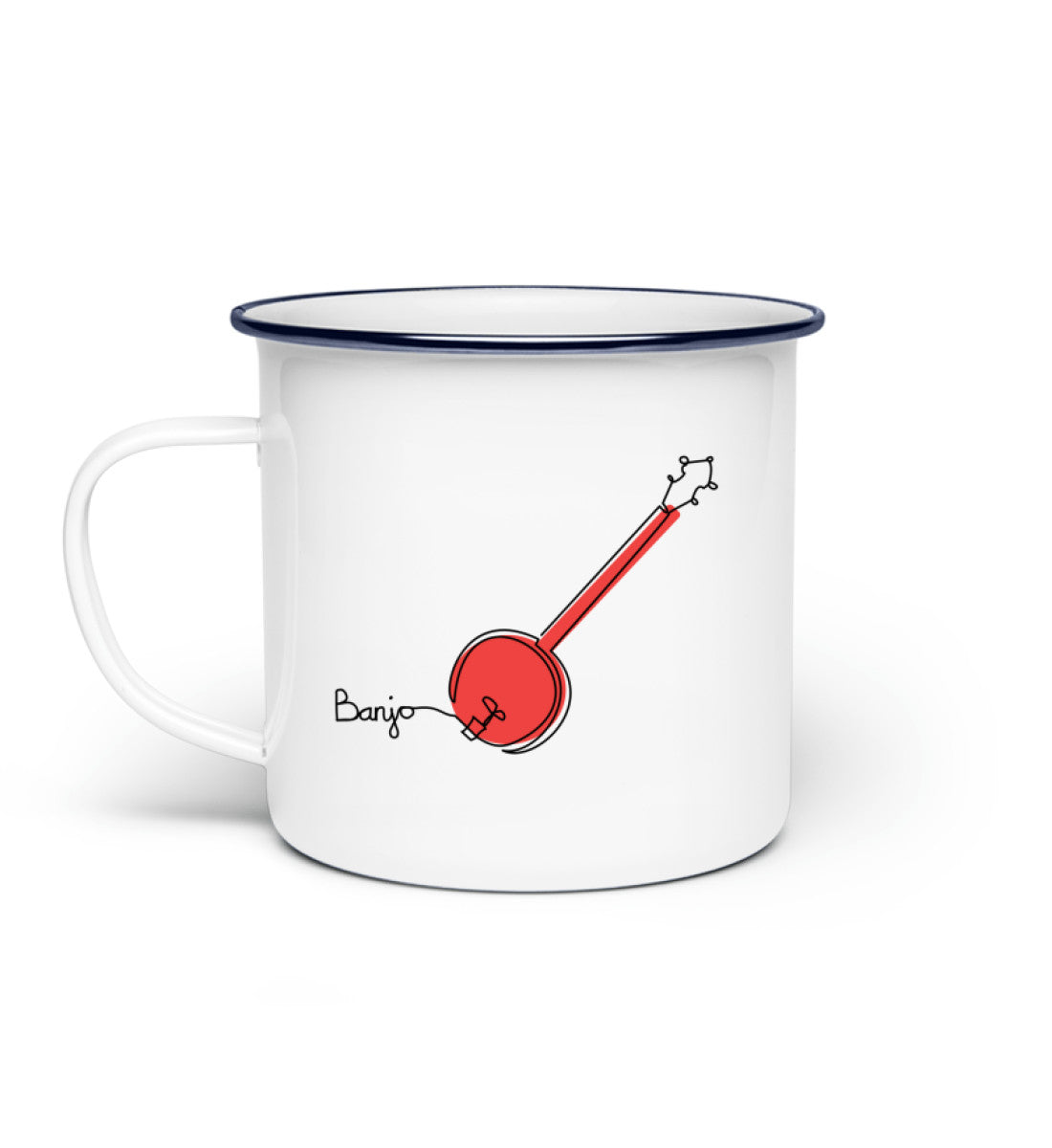 Emaille Tasse Banjo