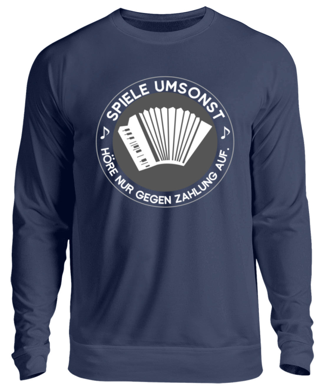 Lustiger Akkordeon Pullover