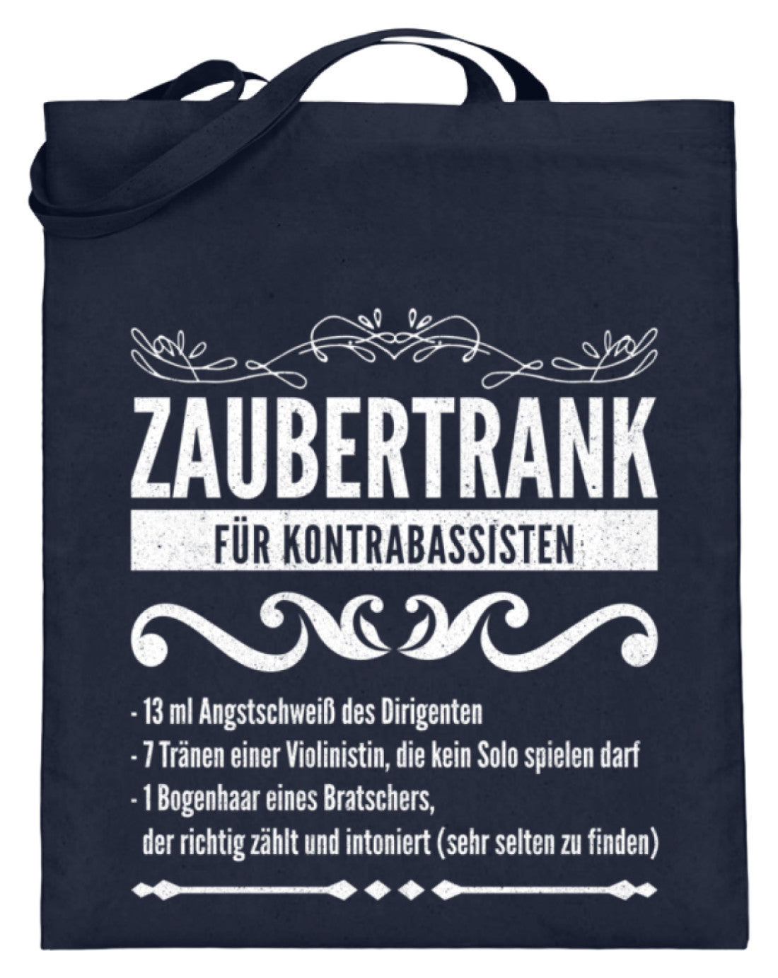 Lustige Kontrabass Notentasche