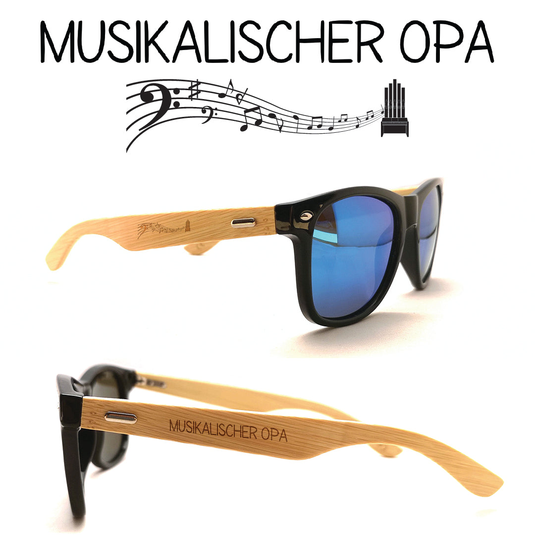 Musiker Sonnenbrillen Orgel Opa
