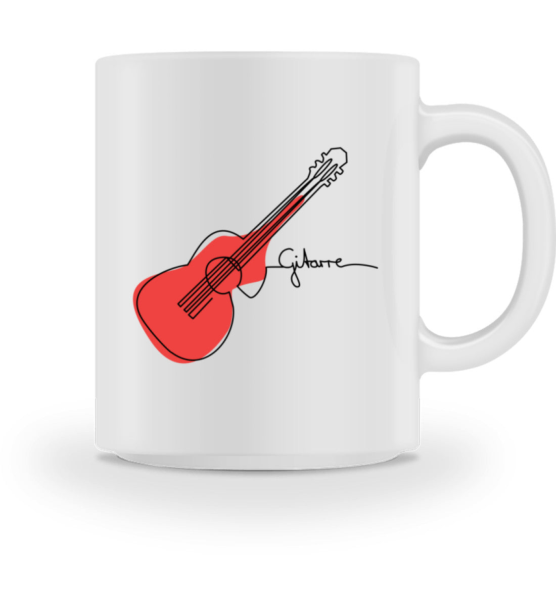 Tasse Musiker Gitarre