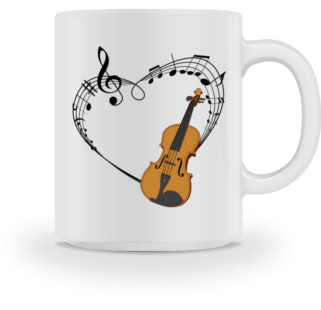 Geige Kaffeetasse