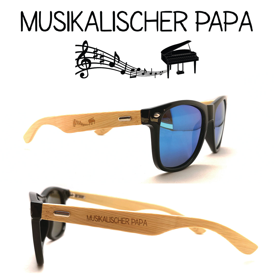Musiker Sonnenbrillen  Klavier Papa