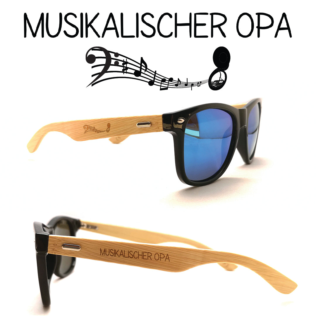 Musiker Sonnenbrillen Sousaphon Opa