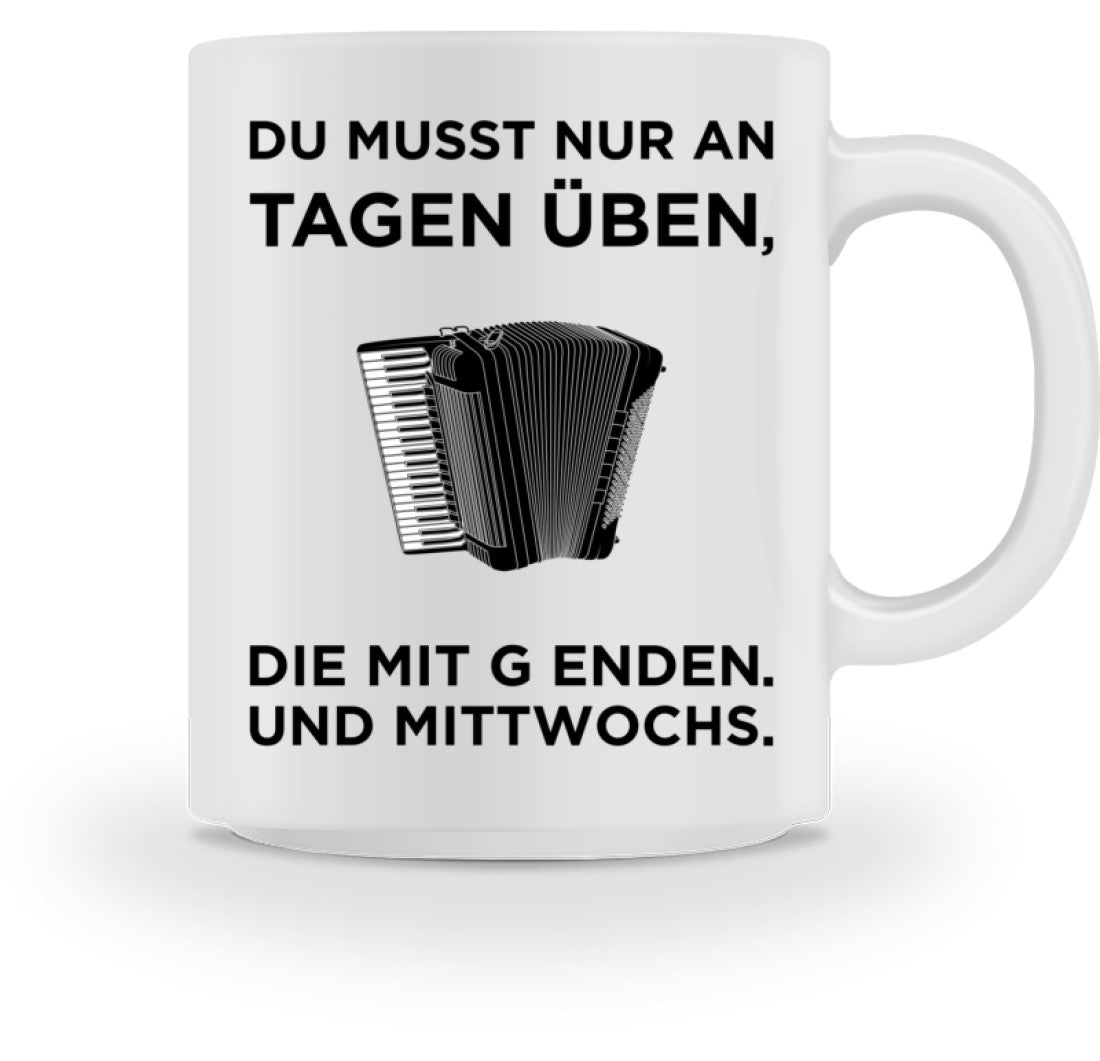Akkordeon Kaffeetasse