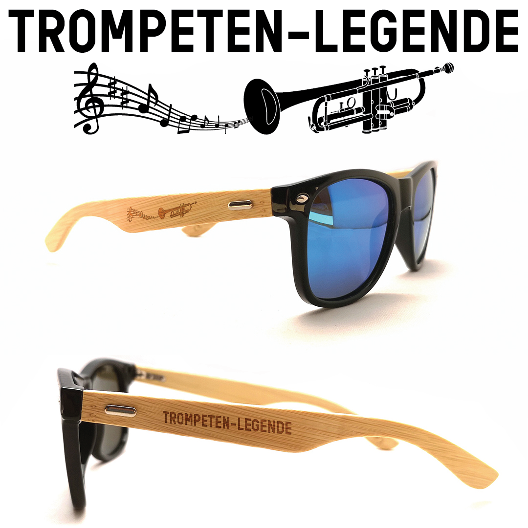 Musiker Sonnenbrillen Trompete Legende