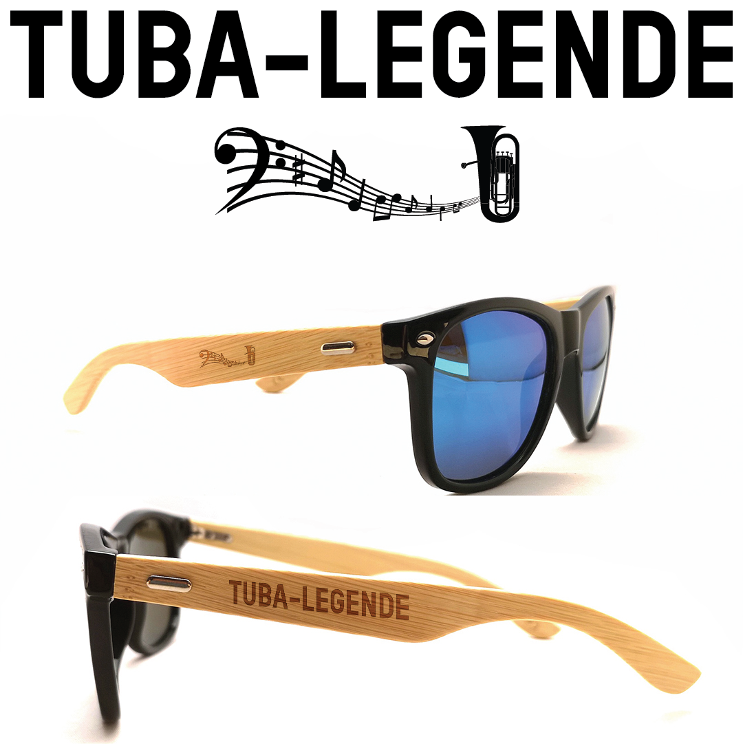 Musiker Sonnenbrillen Tuba Legende