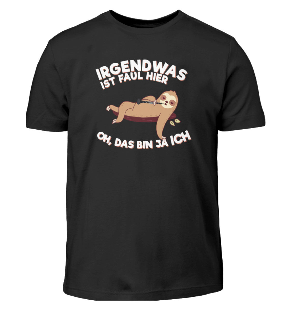 Oboe Faultier Kinder T-Shirt