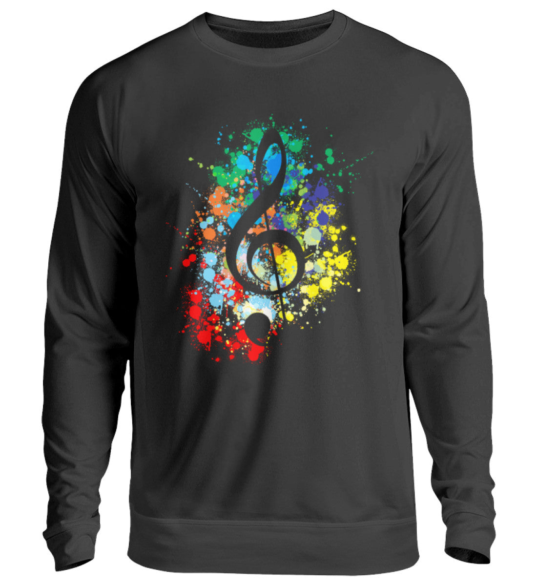 Violinschlüssel Splash Design Pullover