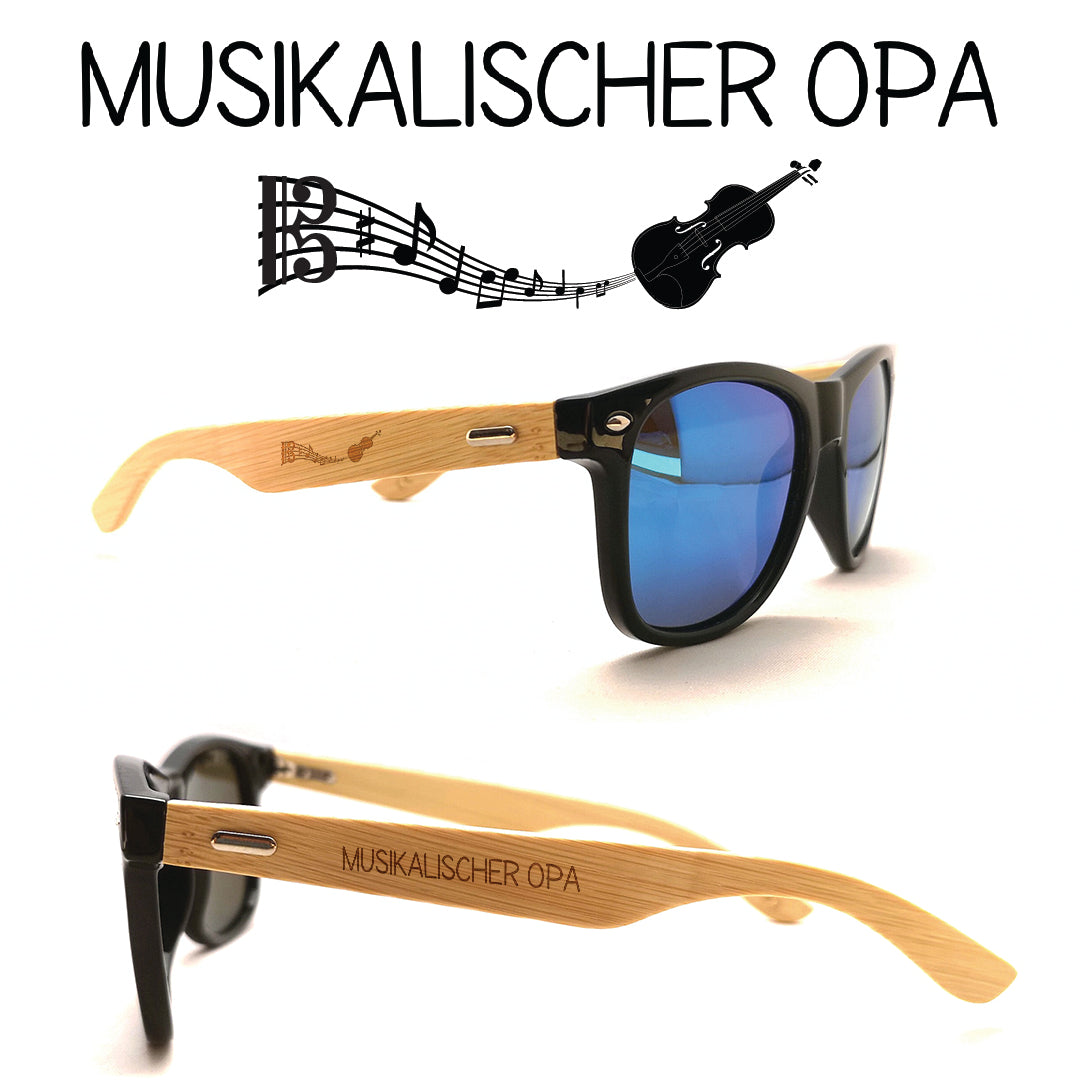 Musiker Sonnenbrillen Bratsche Opa