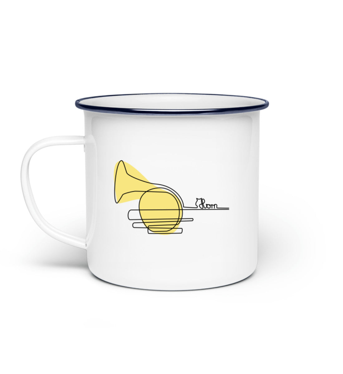 Horn Emaille Tasse