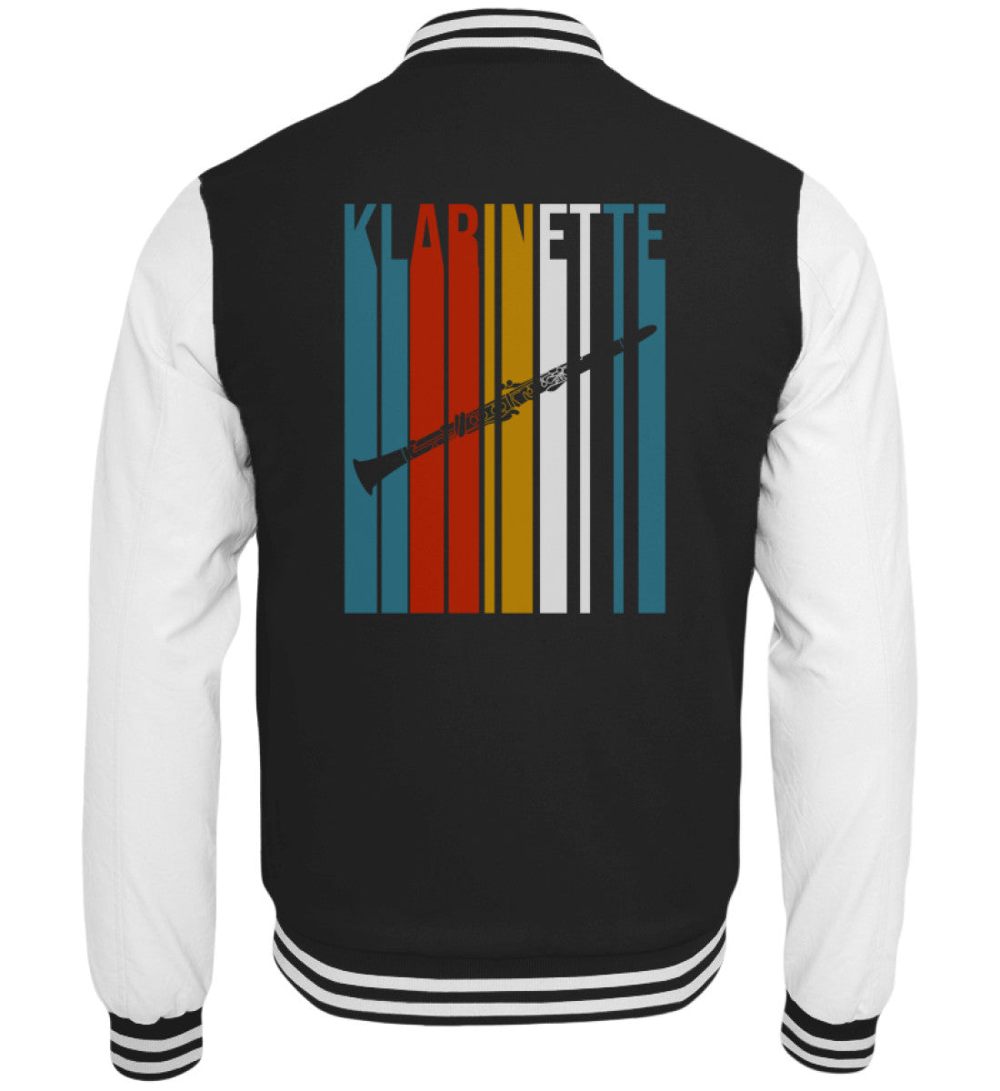 Klarinette Retro College-Jacke