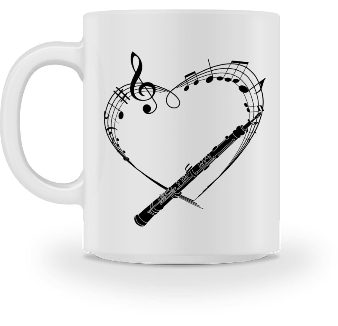 Emaille Tasse Oboe