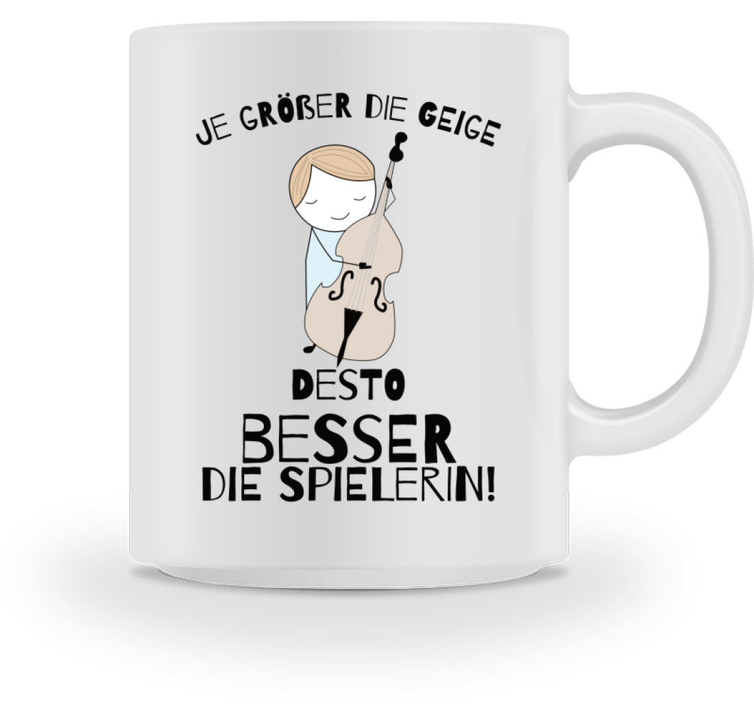 Kontrabass Kaffeetasse