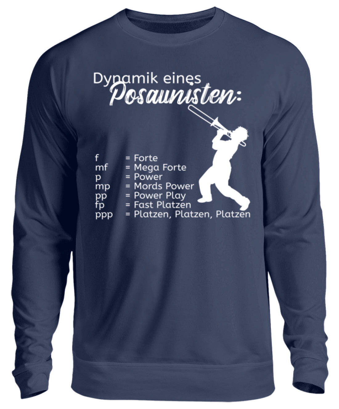 Musiker Pullover Posaune