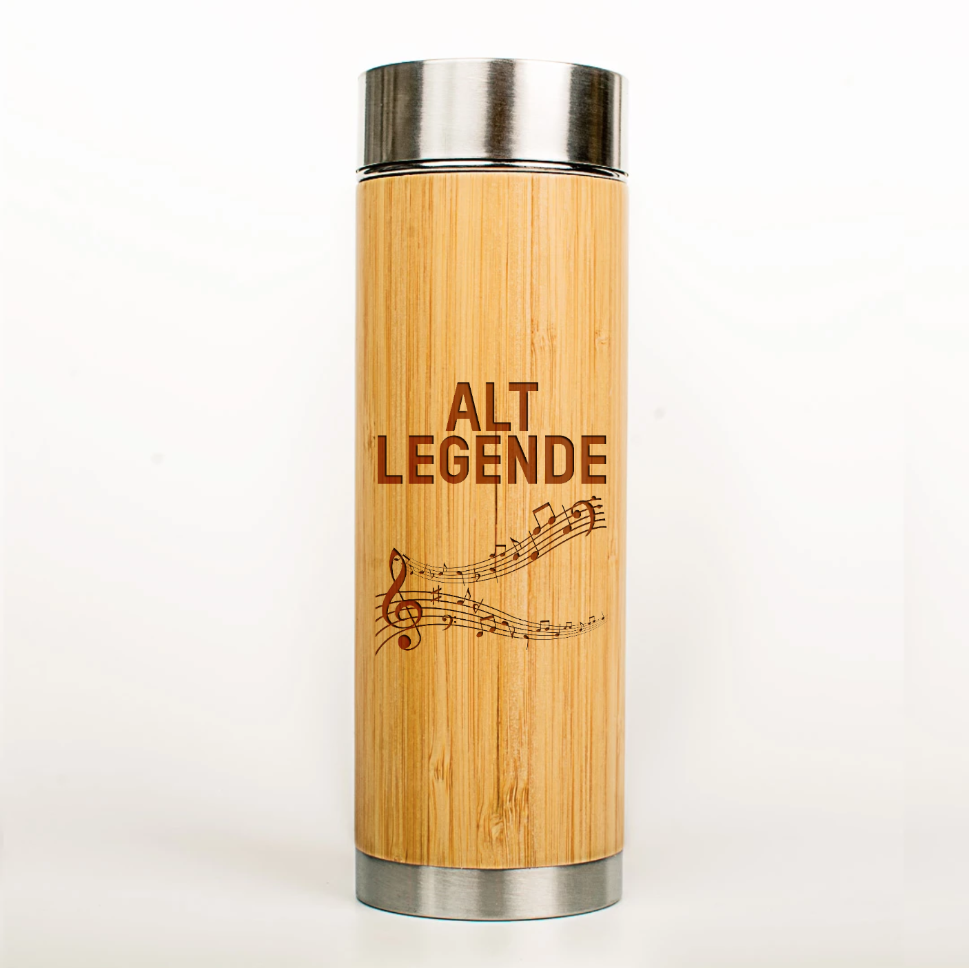 Musiker Bio-Bambus-Thermoskanne "Alt Legende"