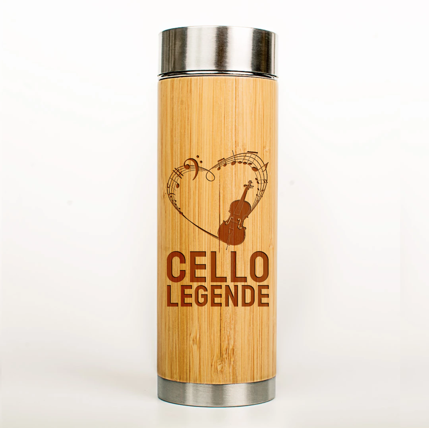 Musiker Thermoskanne Cello Legende
