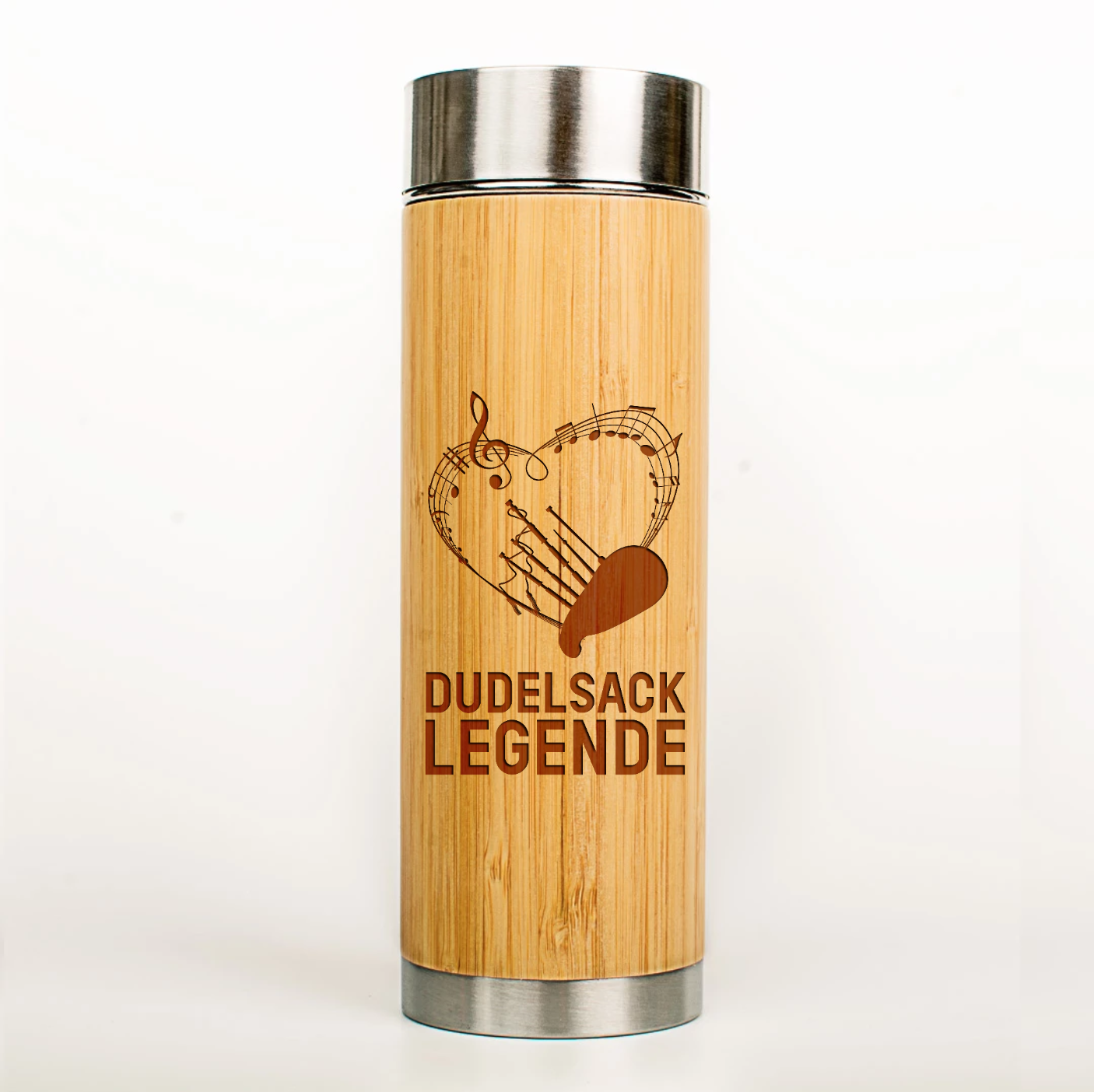 Musiker Thermoskanne Dudelsack Legende