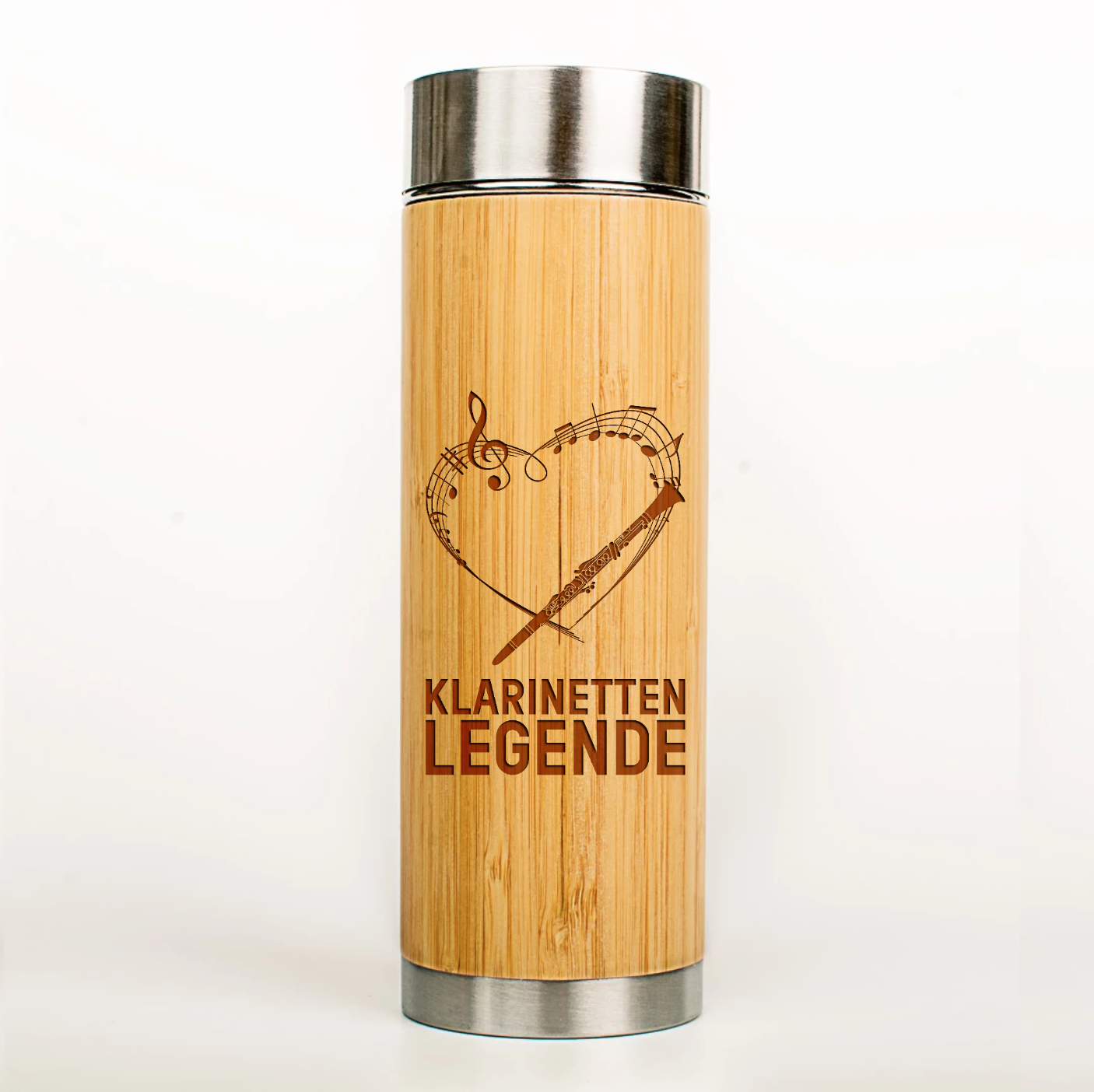 Musiker Thermoskanne Klarinette Legende