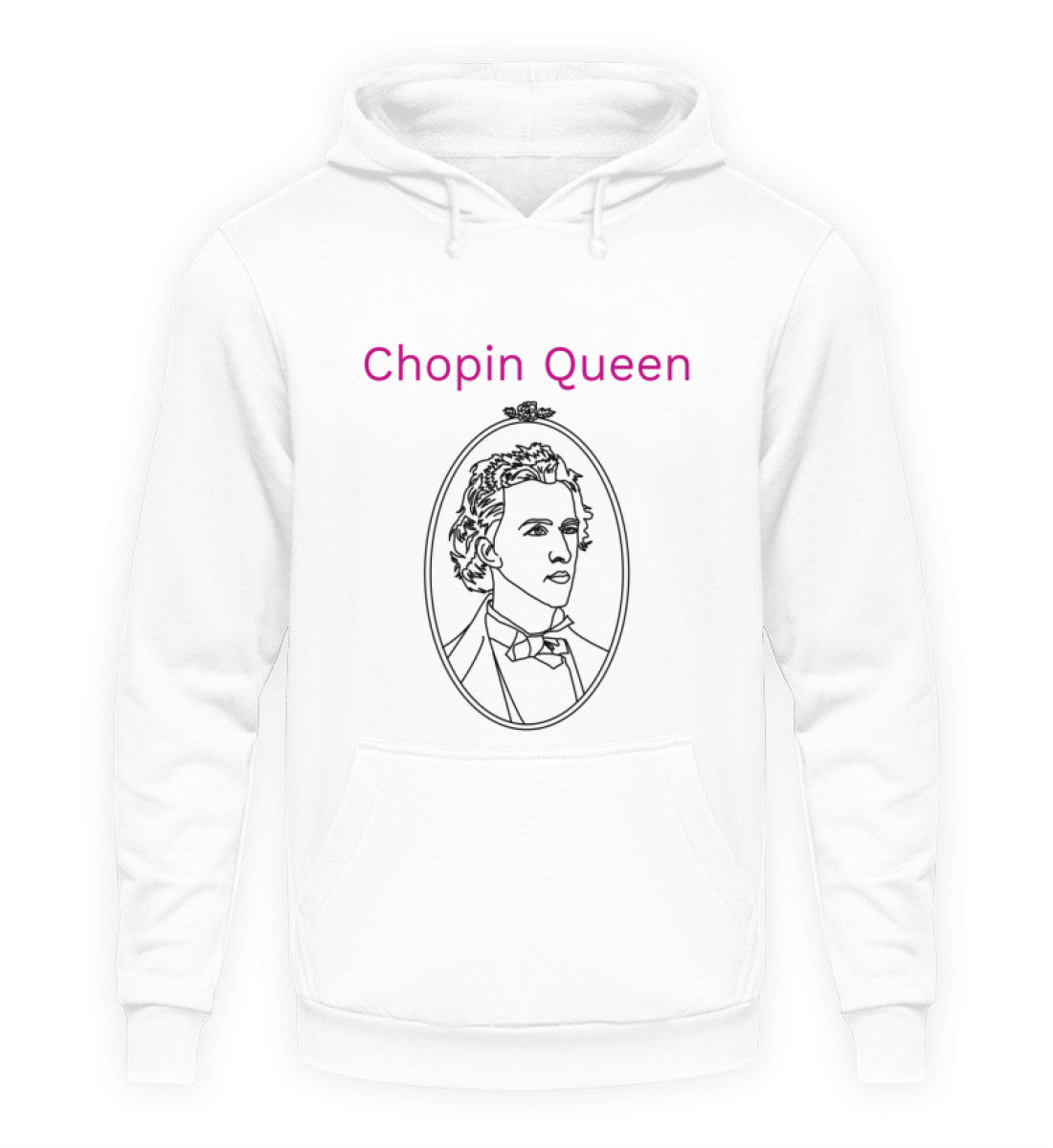 Lustiger Musiker Hoodie Chopin Queen