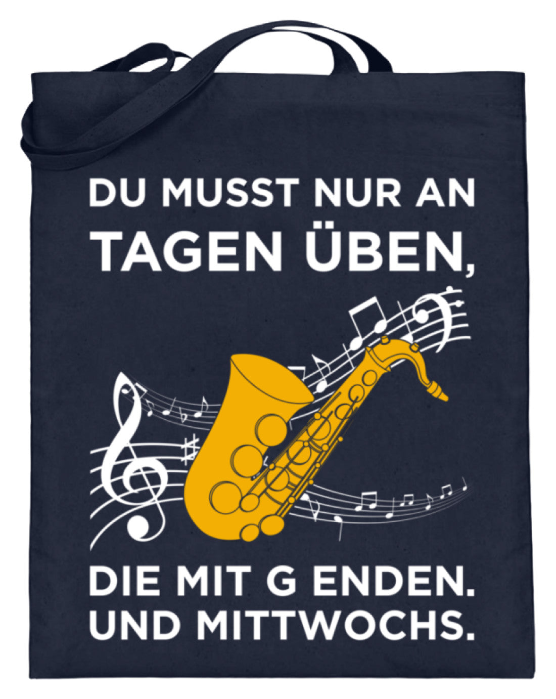 Lustige Saxophon Notentasche
