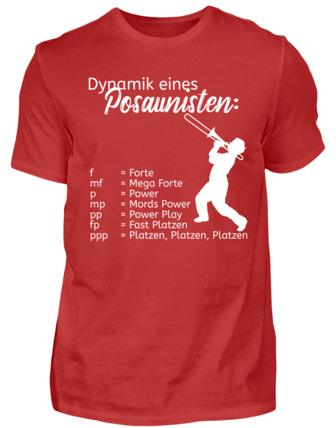 Musiker T-Shirt Posaune