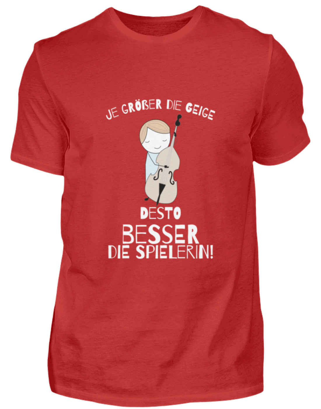 Musiker T-Shirt Kontrabass