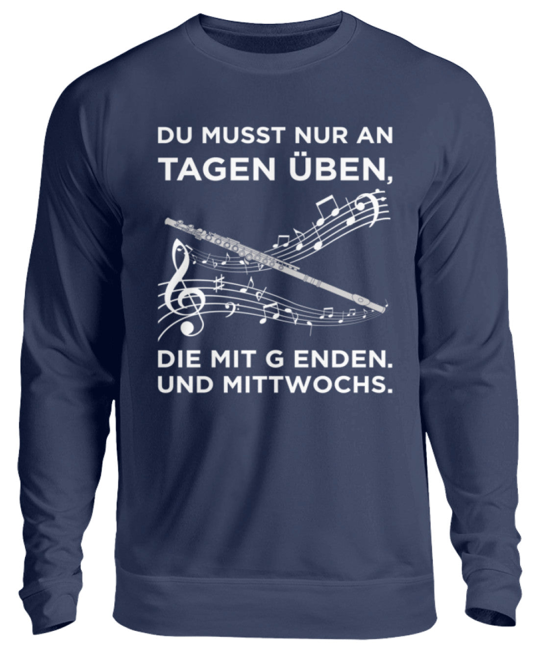 Musiker Pullover Querflöte