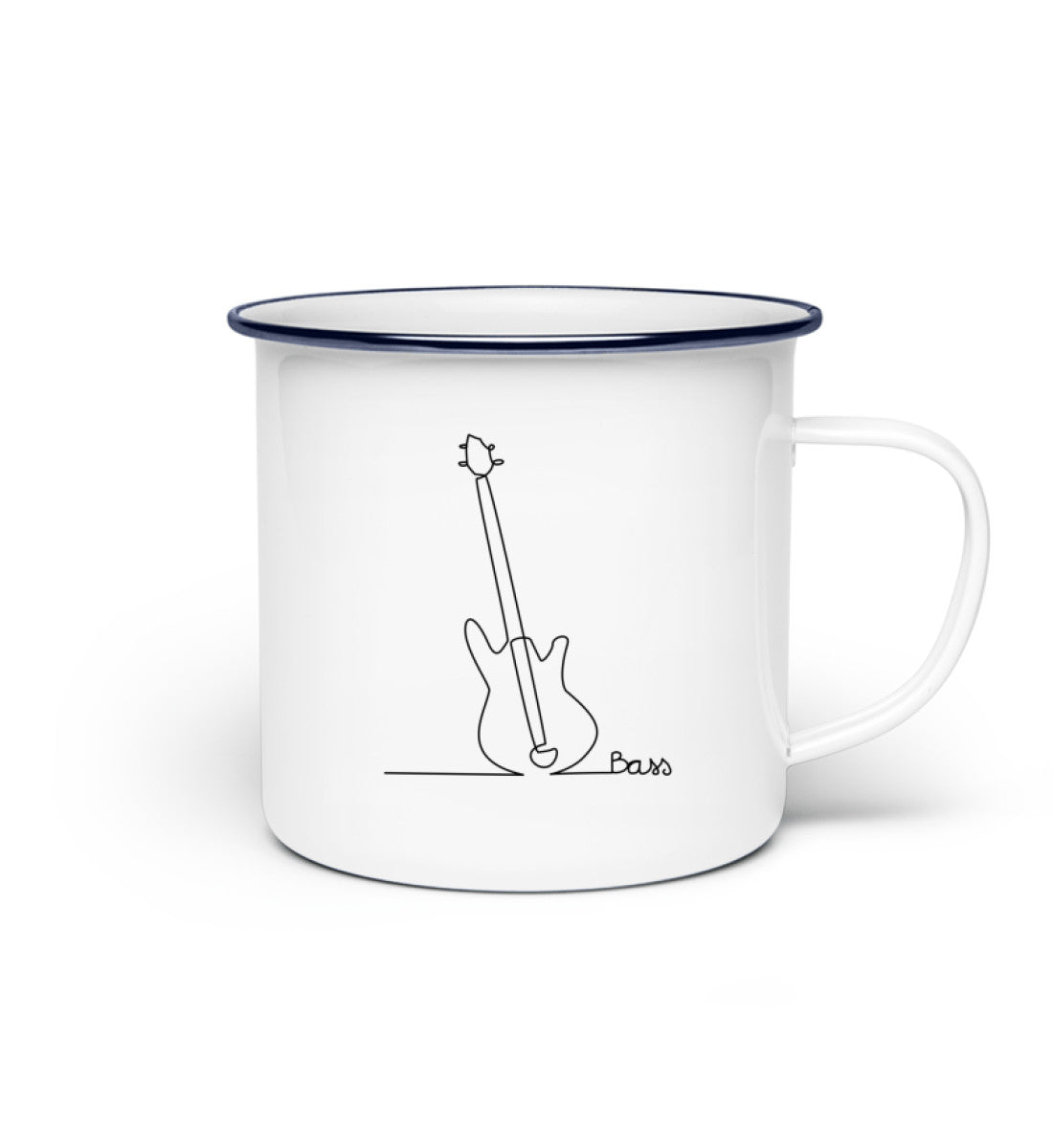 Emaille Tasse Bass