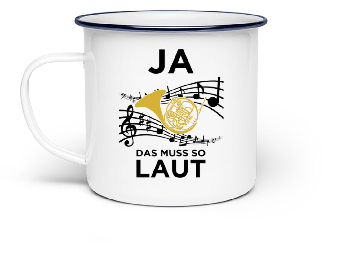 Horn Kaffeetasse Emaille
