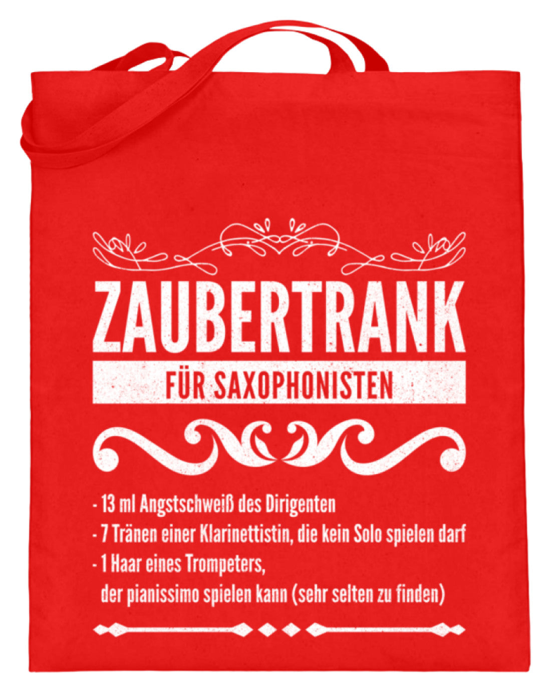 Lustige Saxophon Notentasche